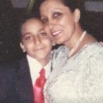 Laila Ayoubi with son Slymon